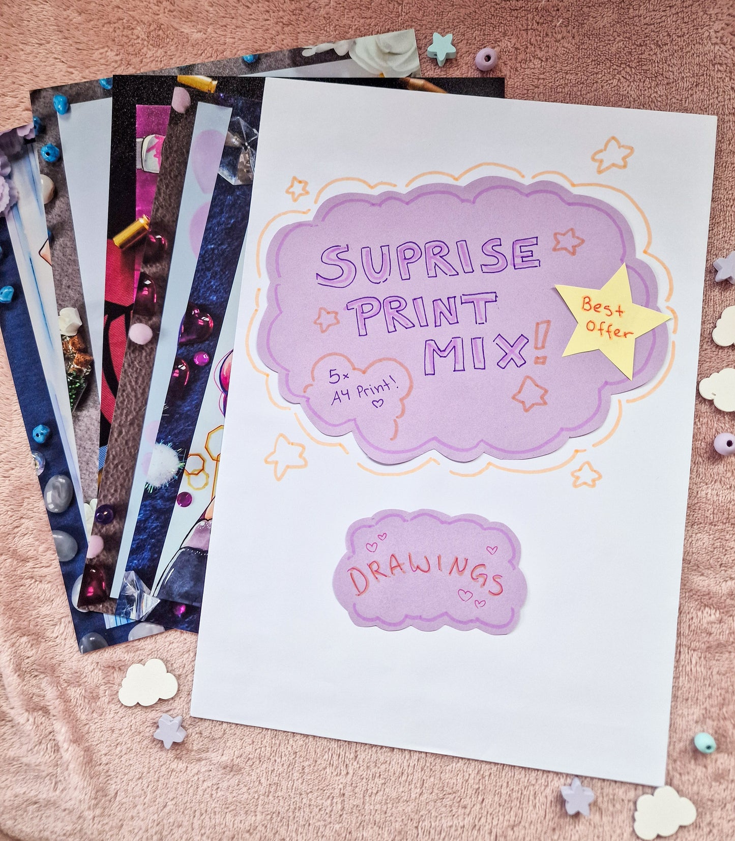 Surprise Print Mix (Cosplay, Drawings, Cosplay + Drawings)
