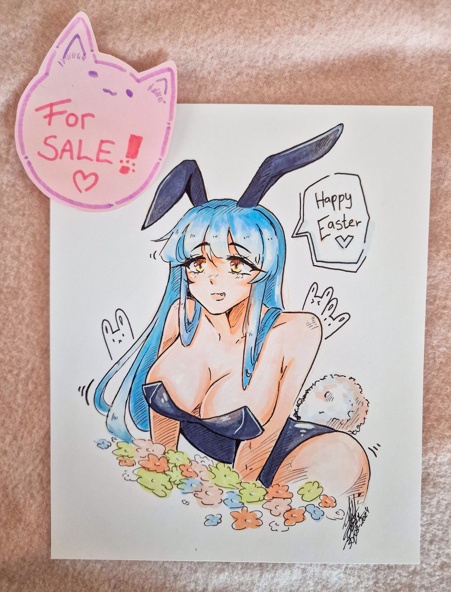 ORIGINAL ARTWORK - Easter Bunny 2024