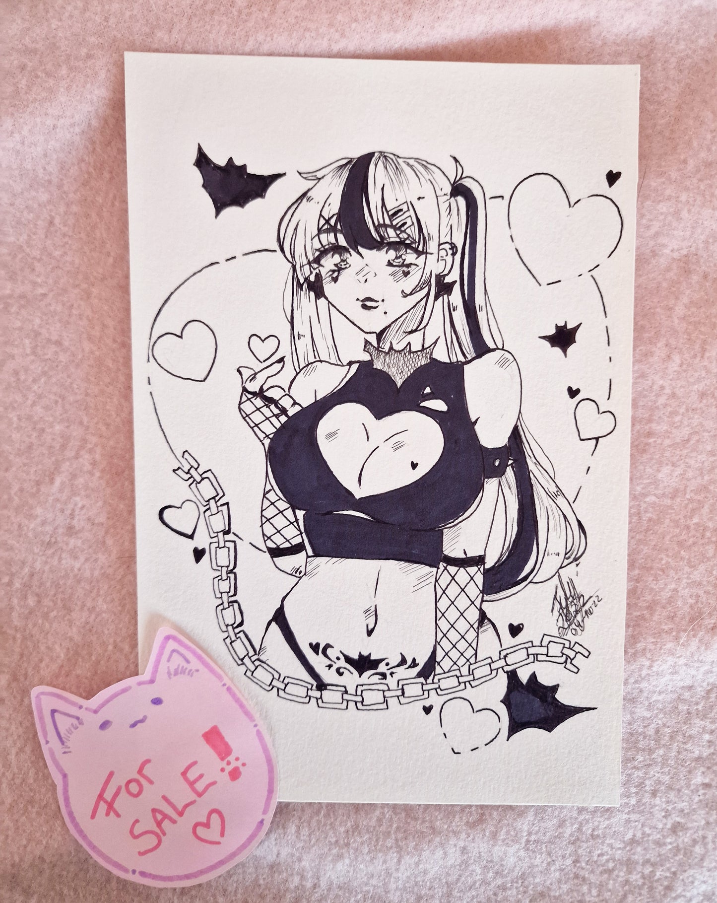 ORIGINAL ARTWORK - Bats & Chains