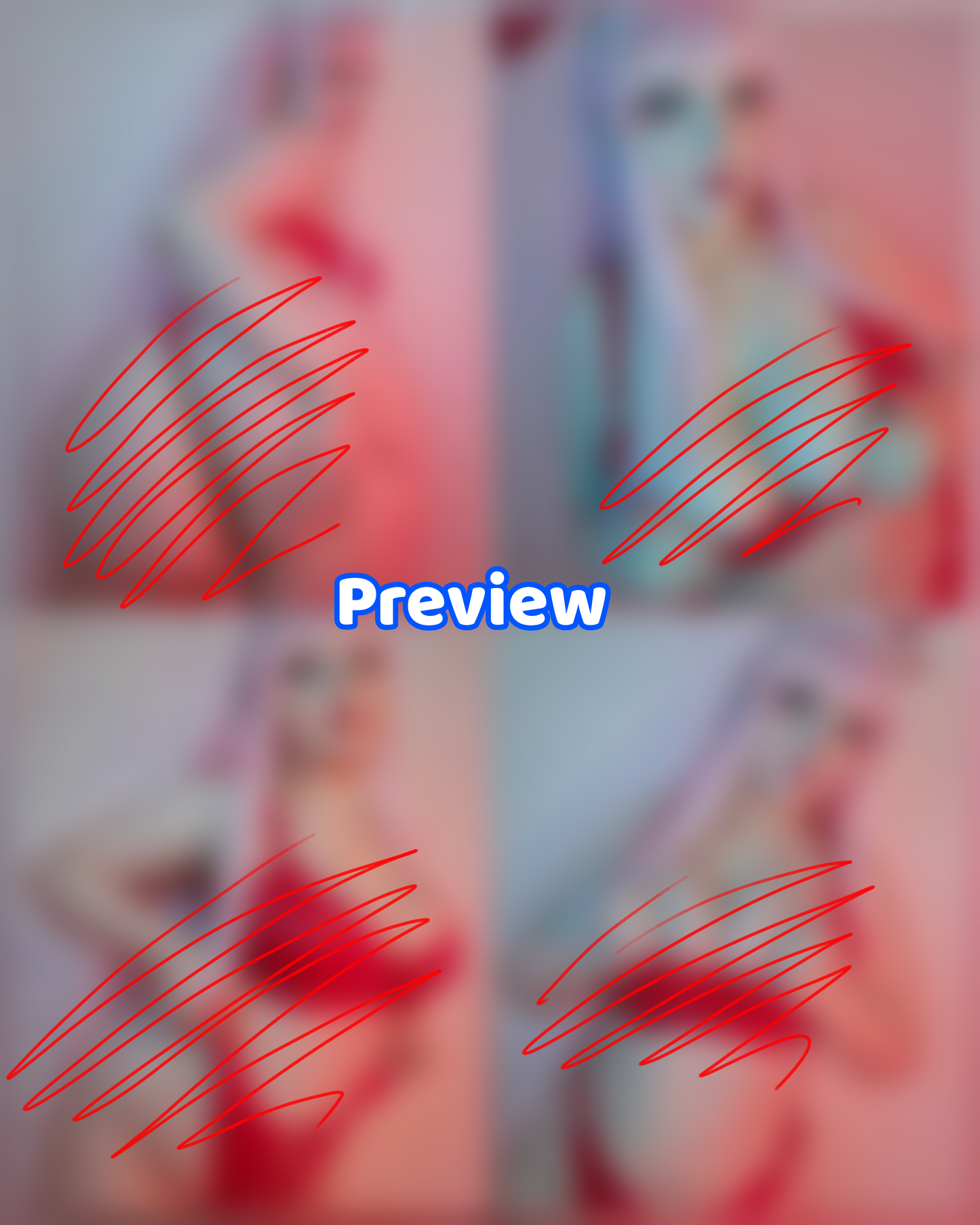 (sweet) Zero Two Bunny Set