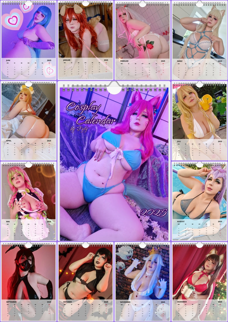 Cosplay Calendar 2025 by Fyly