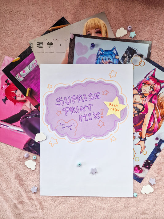 Surprise Print Mix (Cosplay, Drawings, Cosplay + Drawings)