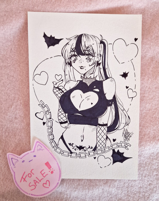 ORIGINAL ARTWORK - Bats & Chains