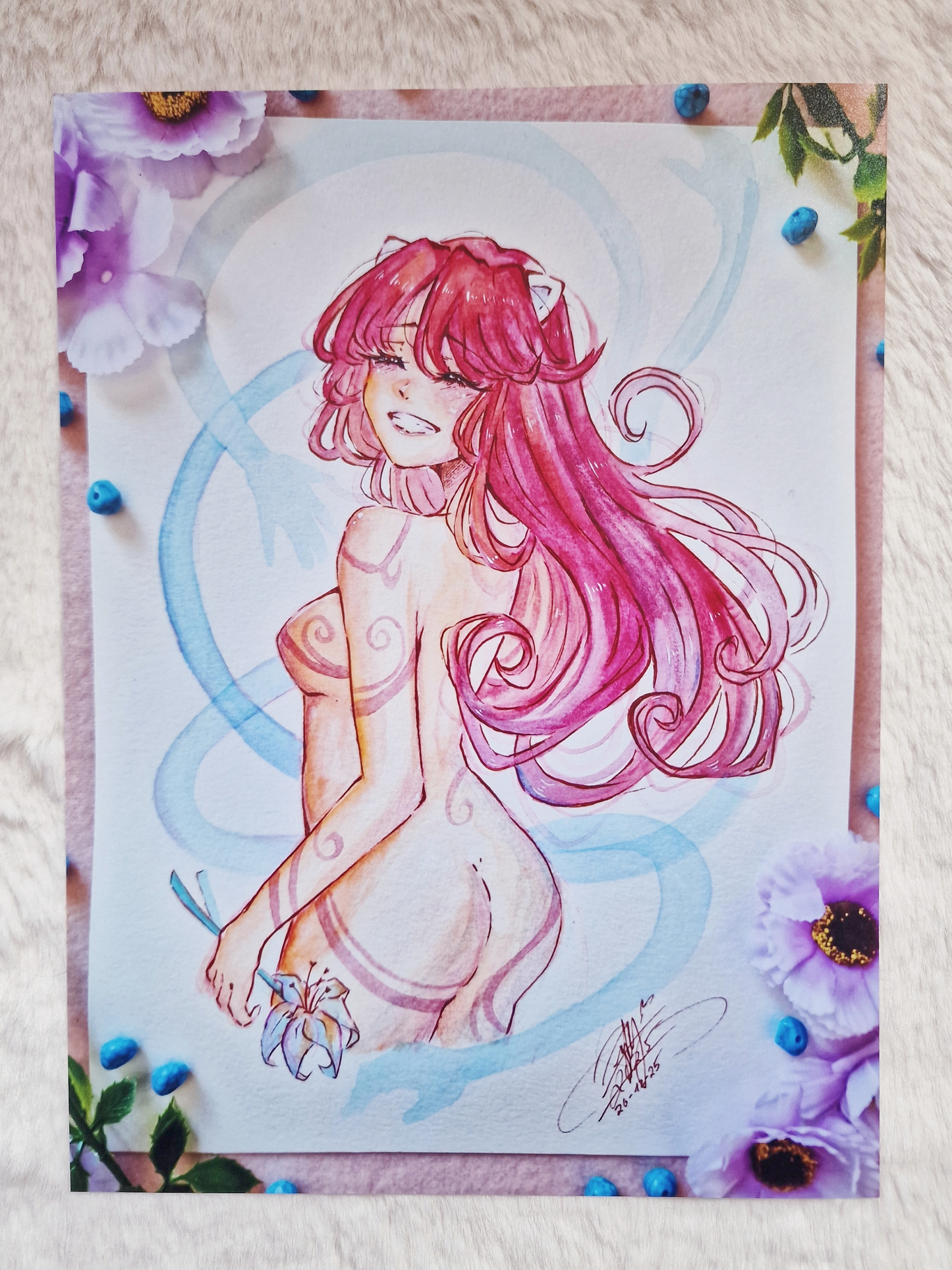 [PRINT] Lucy Elfenlied Gouache Doodle