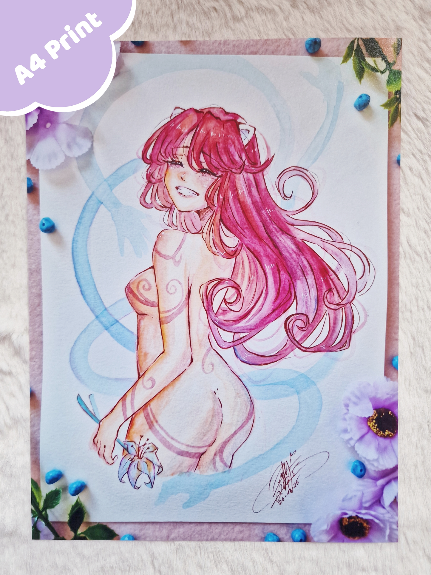 [PRINT] Lucy Elfenlied Gouache Doodle