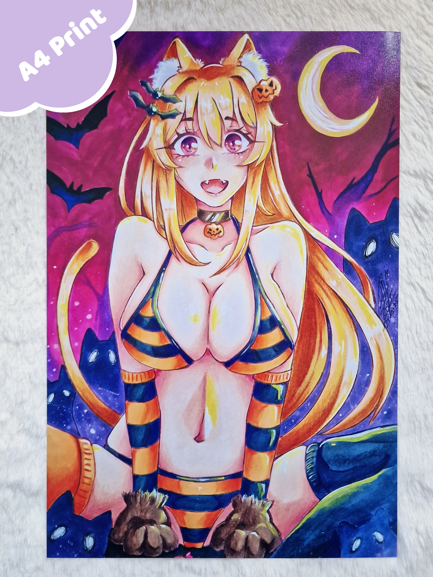 [PRINT] Halloween Neko
