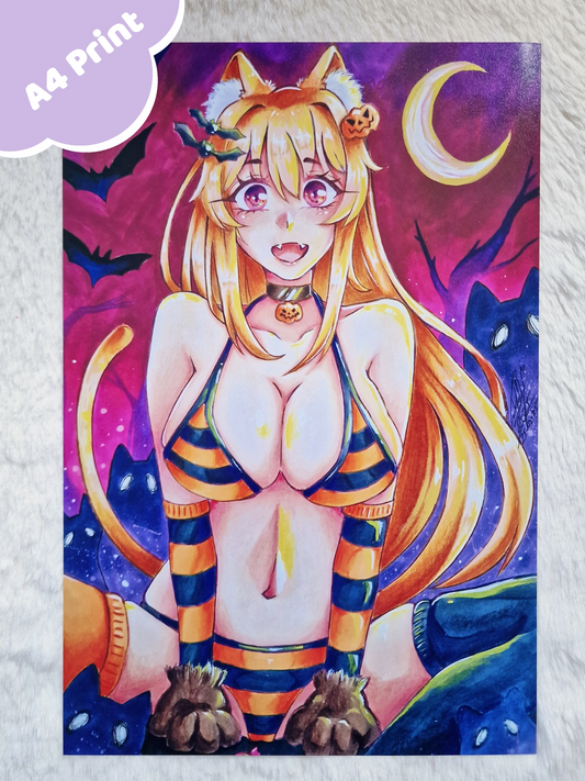 [PRINT] Halloween Neko