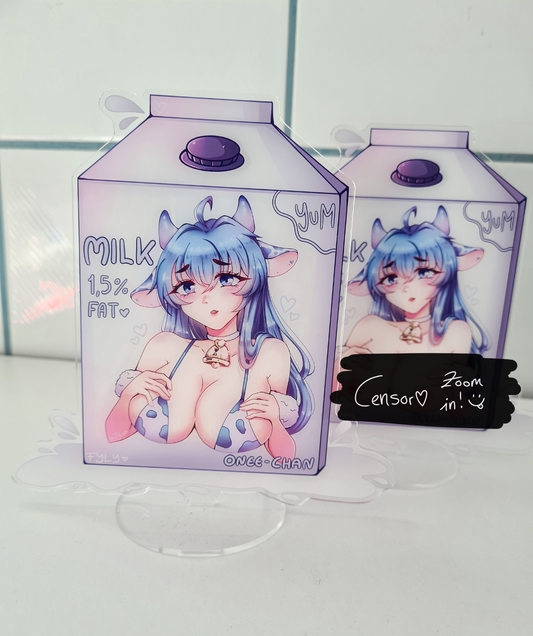 Blue Cow Milk Acrylic-Standees
