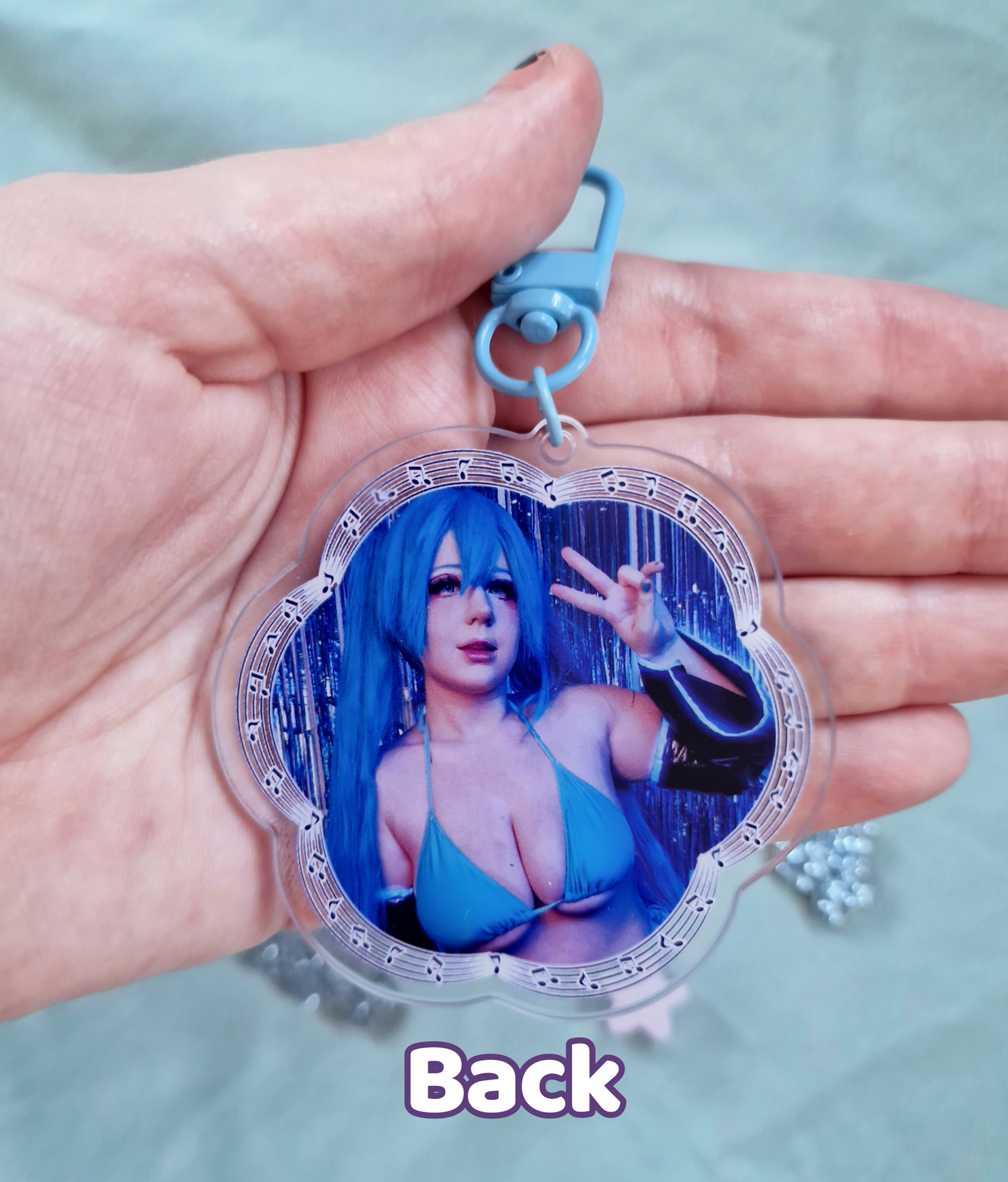 Hatsune Miku Cosplay Keychain