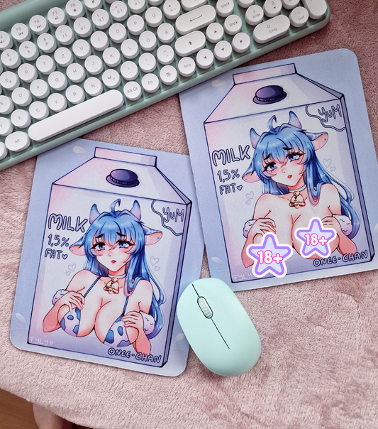 Blue Cow Mousepad