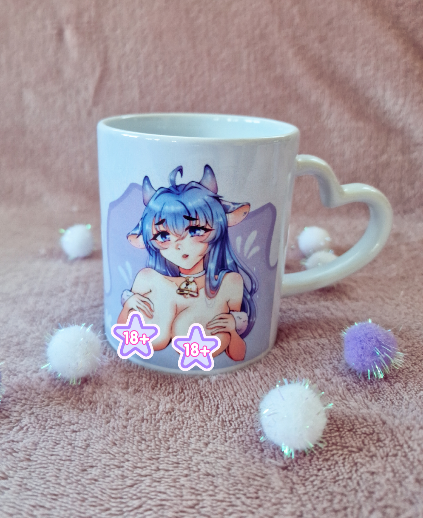 Blue Cow Mug