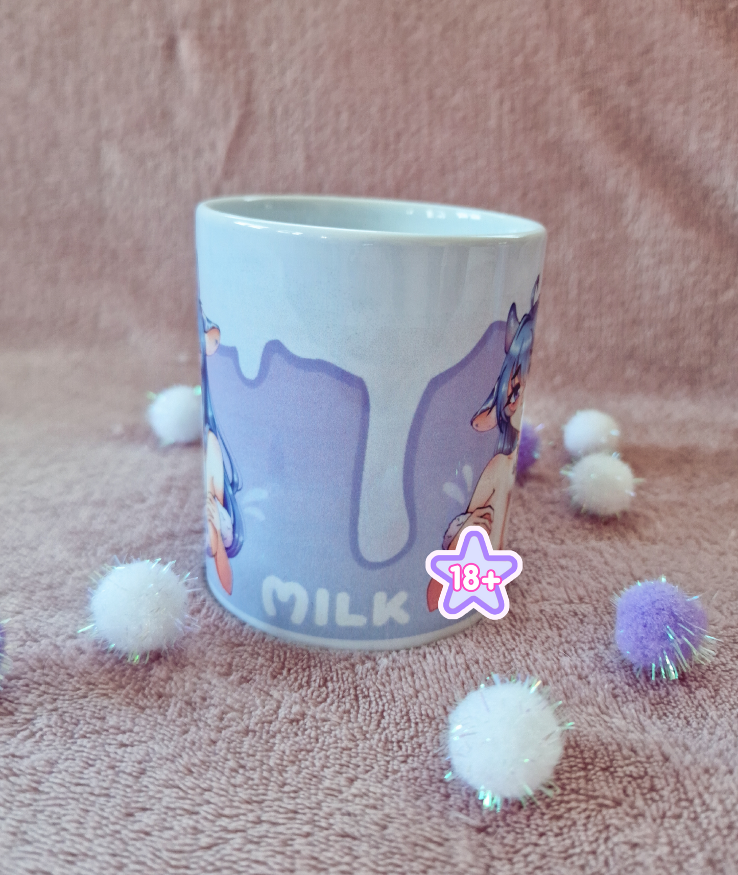 Blue Cow Mug
