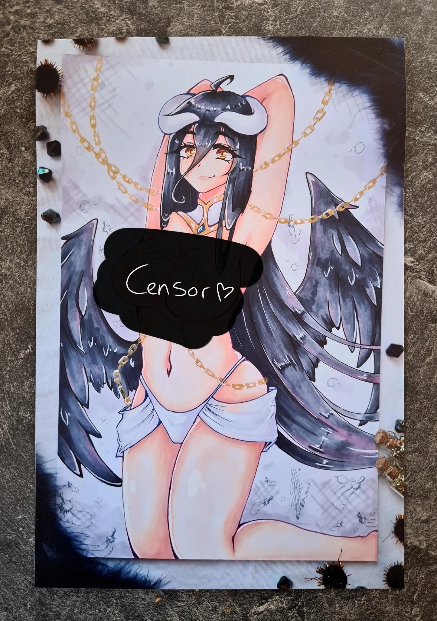 Albedo Golden Chains Print