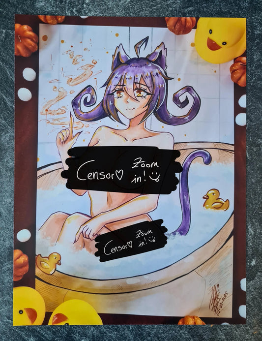 Blair's Bathtime Print