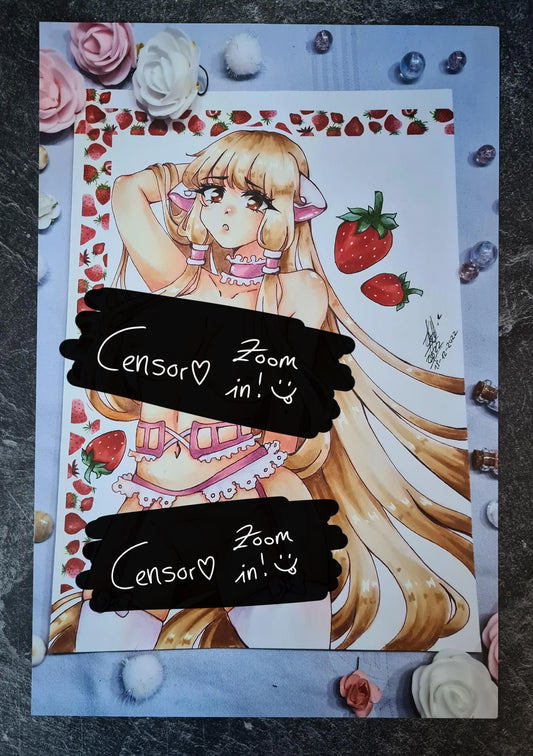 Strawberry Chi Print