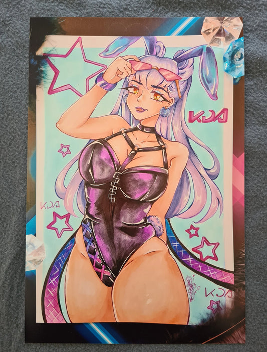 Bunny KDA Evelynn Print
