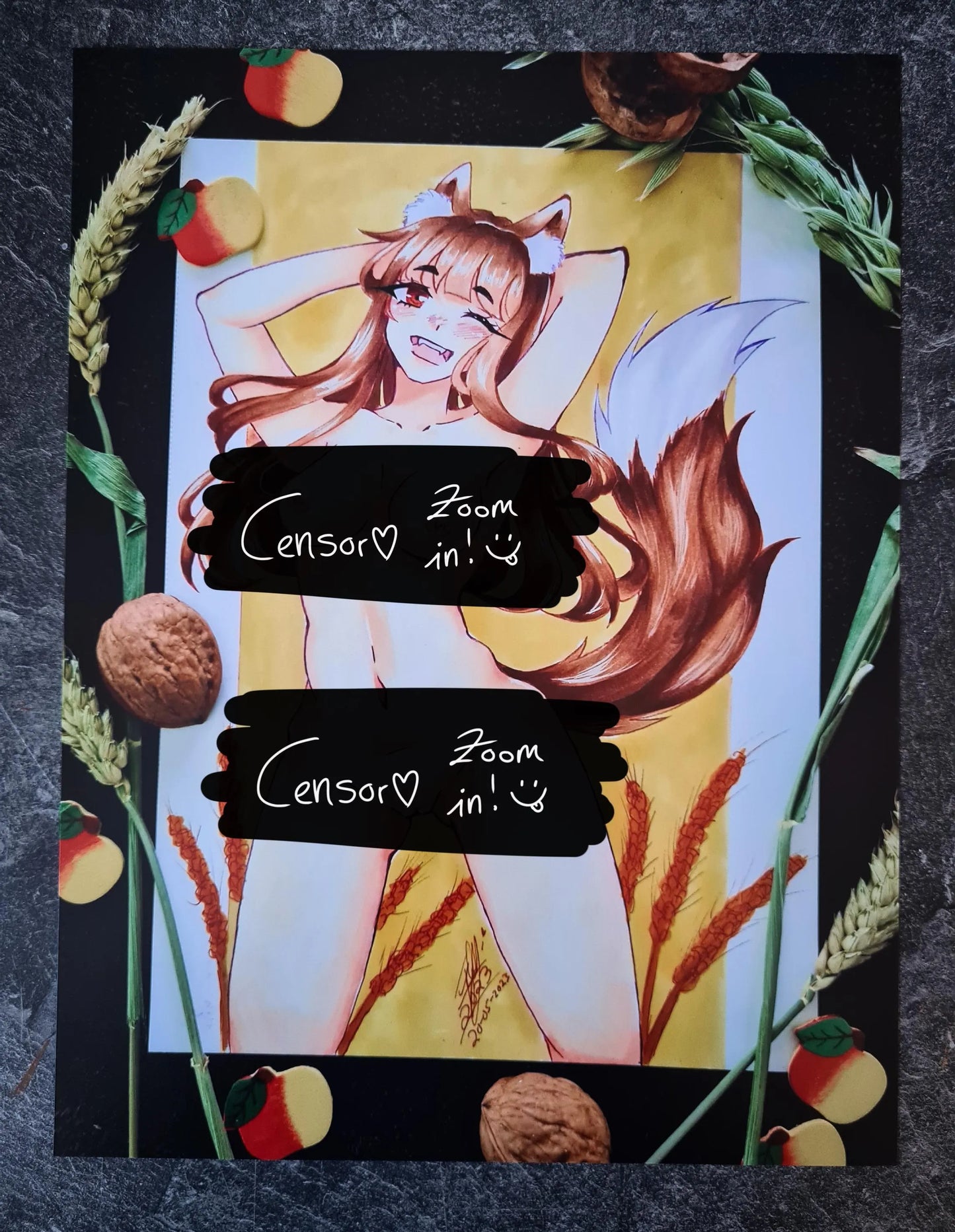 Stretching Holo Print