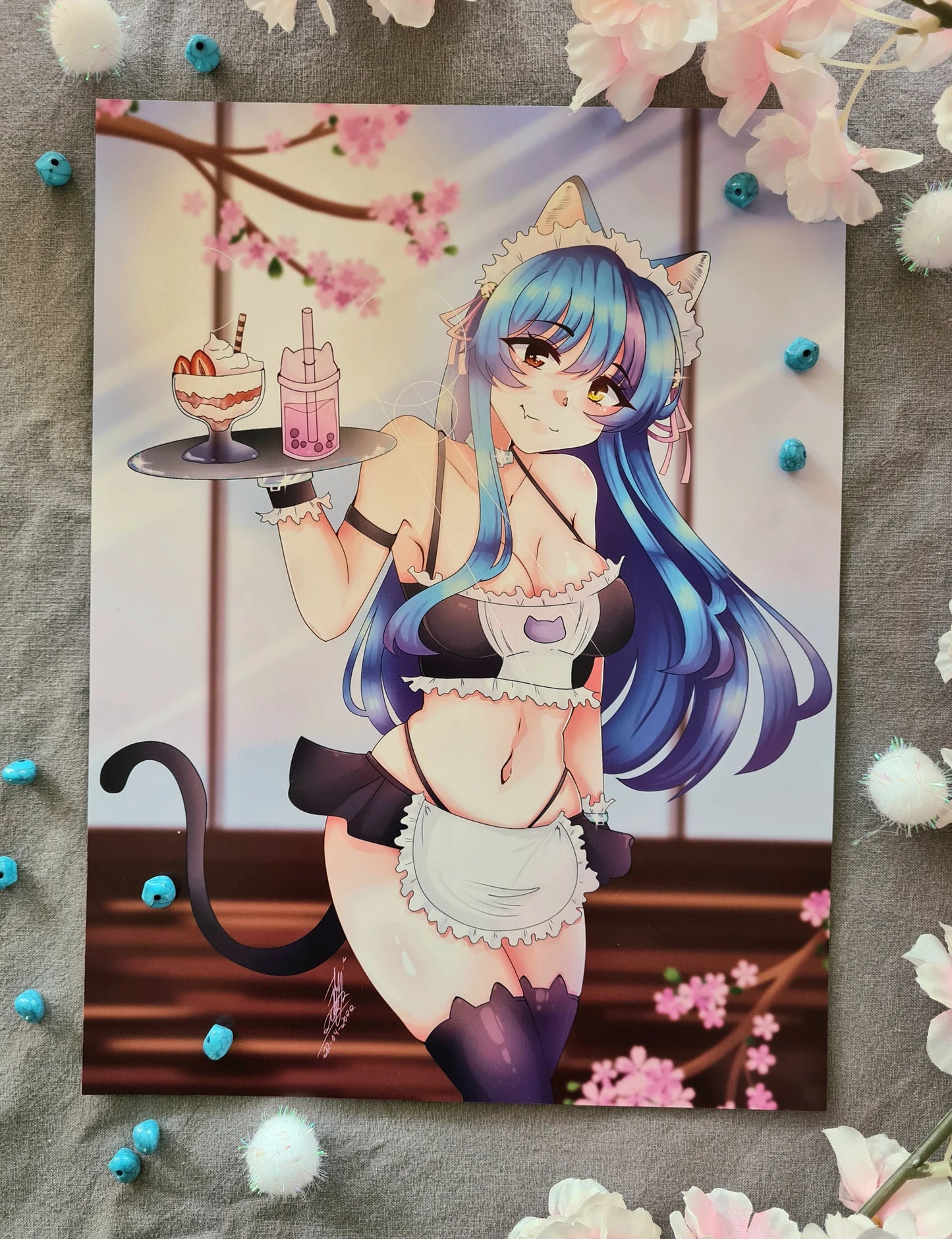 Nekomaid Fyly Print